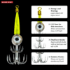LED Luminous Squid Hook